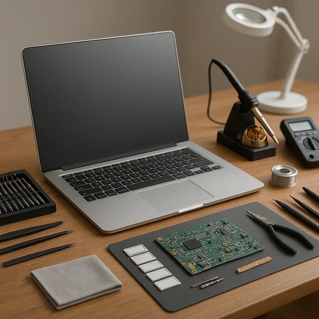Elektronik-Reparatur Werkbank